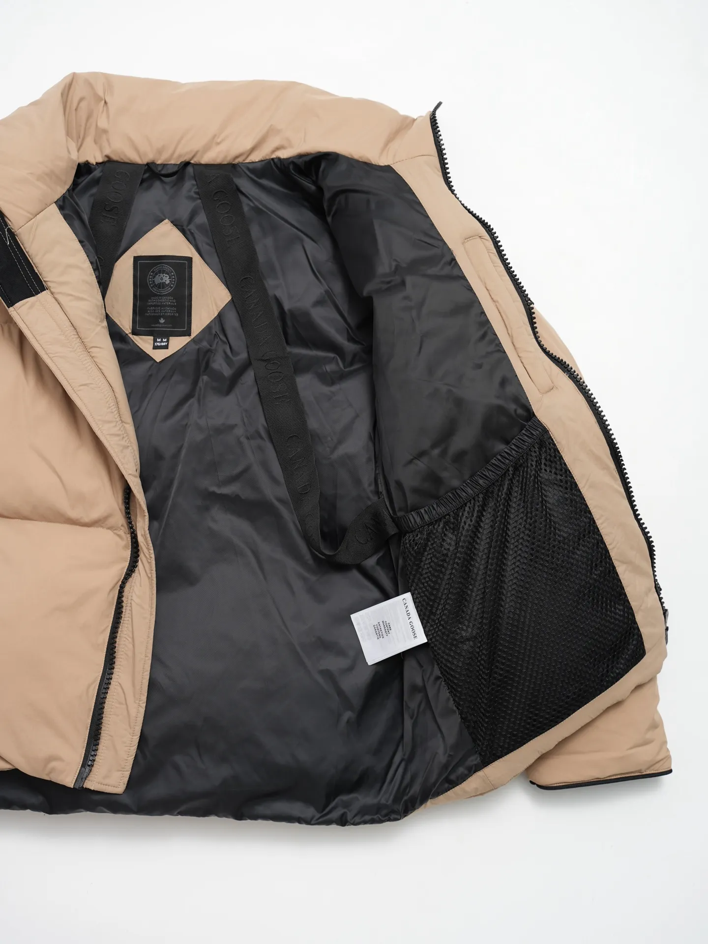 P860 CANADA GOOSE Lawrence men's down jacket large goose down jacket (brown black label) 2802M